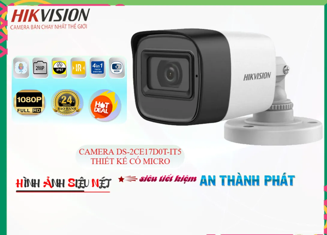 DS 2CE17D0T IT5,DS-2CE17D0T-IT5 Camera Hikvision Có Micro,DS-2CE17D0T-IT5 Giá Hấp Dẫn,DS-2CE17D0T-IT5 HD Anlog  giá mới nhất,DS-2CE17D0T-IT5 Chính hãng,Bán rẻ  Camera Giám Sát DS-2CE17D0T-IT5,DS-2CE17D0T-IT5 bán rẻ,DS-2CE17D0T-IT5 2.0 megapixel FULL HD 1080P tốt nhất,Giá Bán DS-2CE17D0T-IT5,Địa Chỉ Bán DS-2CE17D0T-IT5,thông số DS-2CE17D0T-IT5,tuổi thọ DS-2CE17D0T-IT5,DS-2CE17D0T-IT5 Chất lượng nhất,DS-2CE17D0T-IT5 Giá Khuyến Mãi
